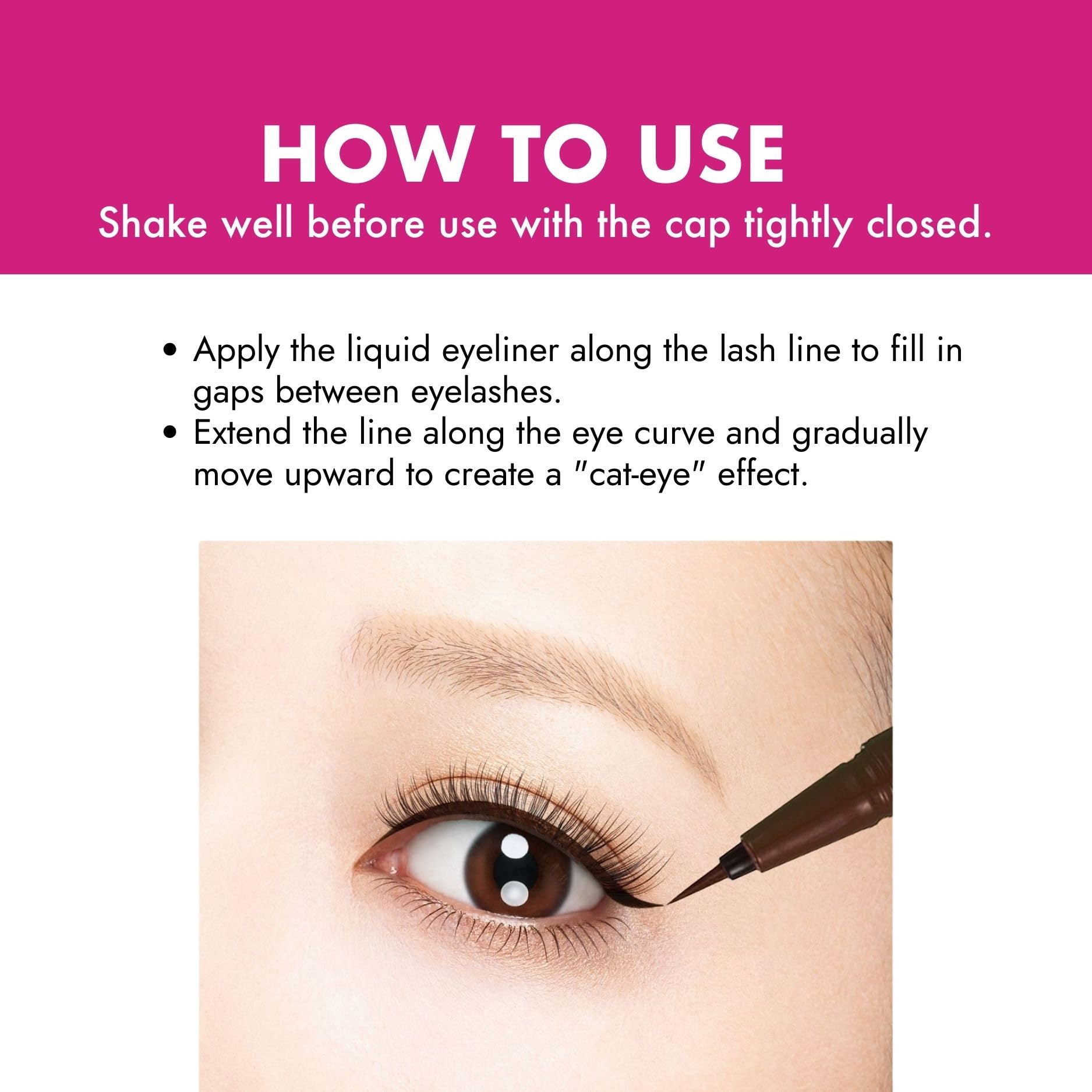 Heroine Make exquisite brown shade for natural-looking definition