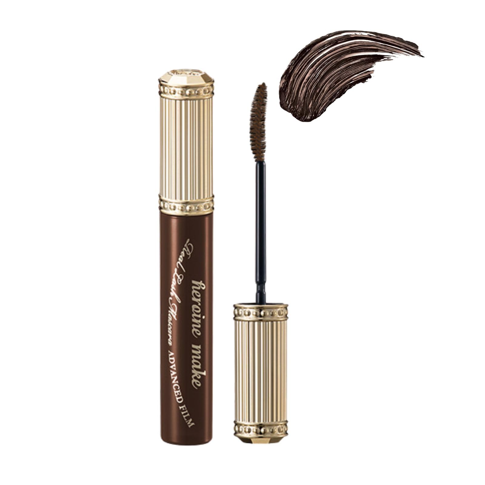 Heroine Make KissMe Brown Mascara brush detail for precise lash definition