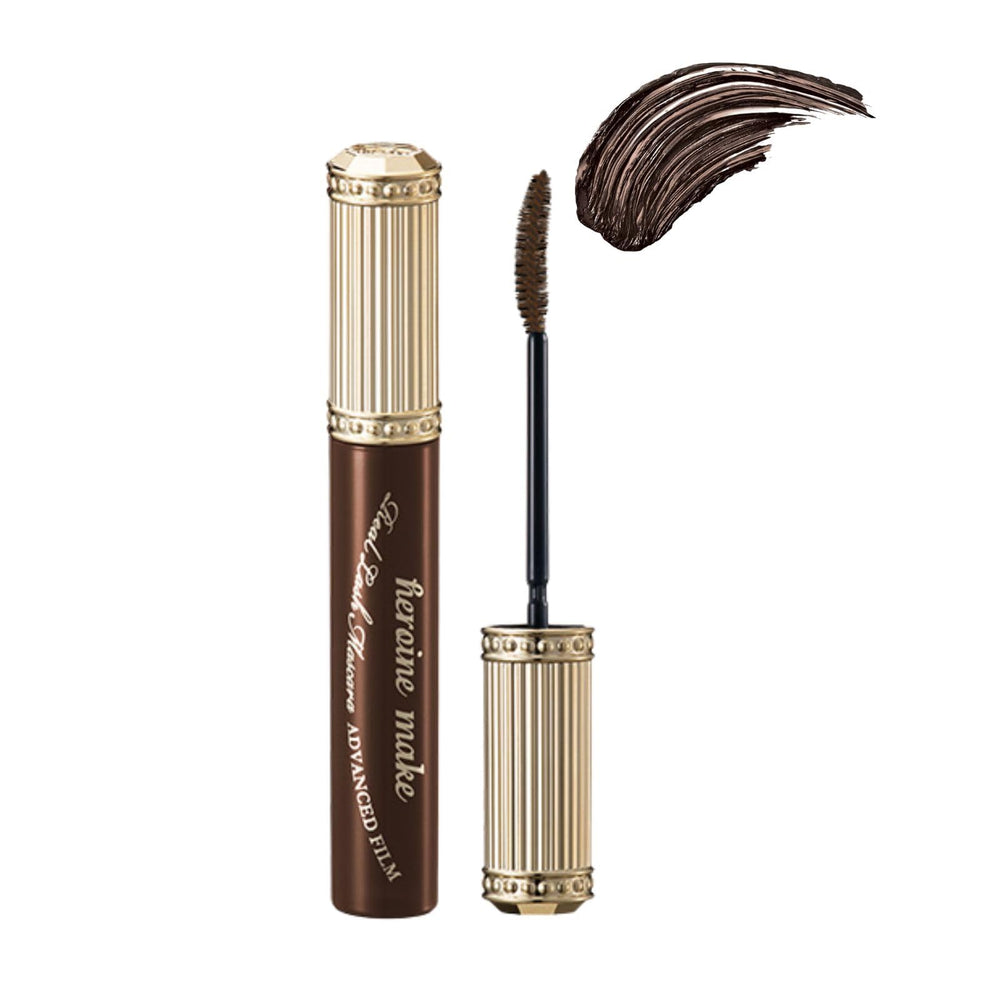 Heroine Make KissMe Brown Mascara brush detail for precise lash definition