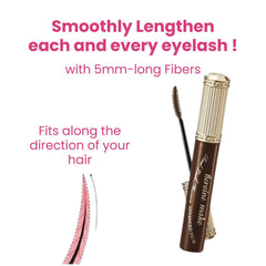 Heroine Make KissMe Brown Mascara packaging display highlights easy daily wear