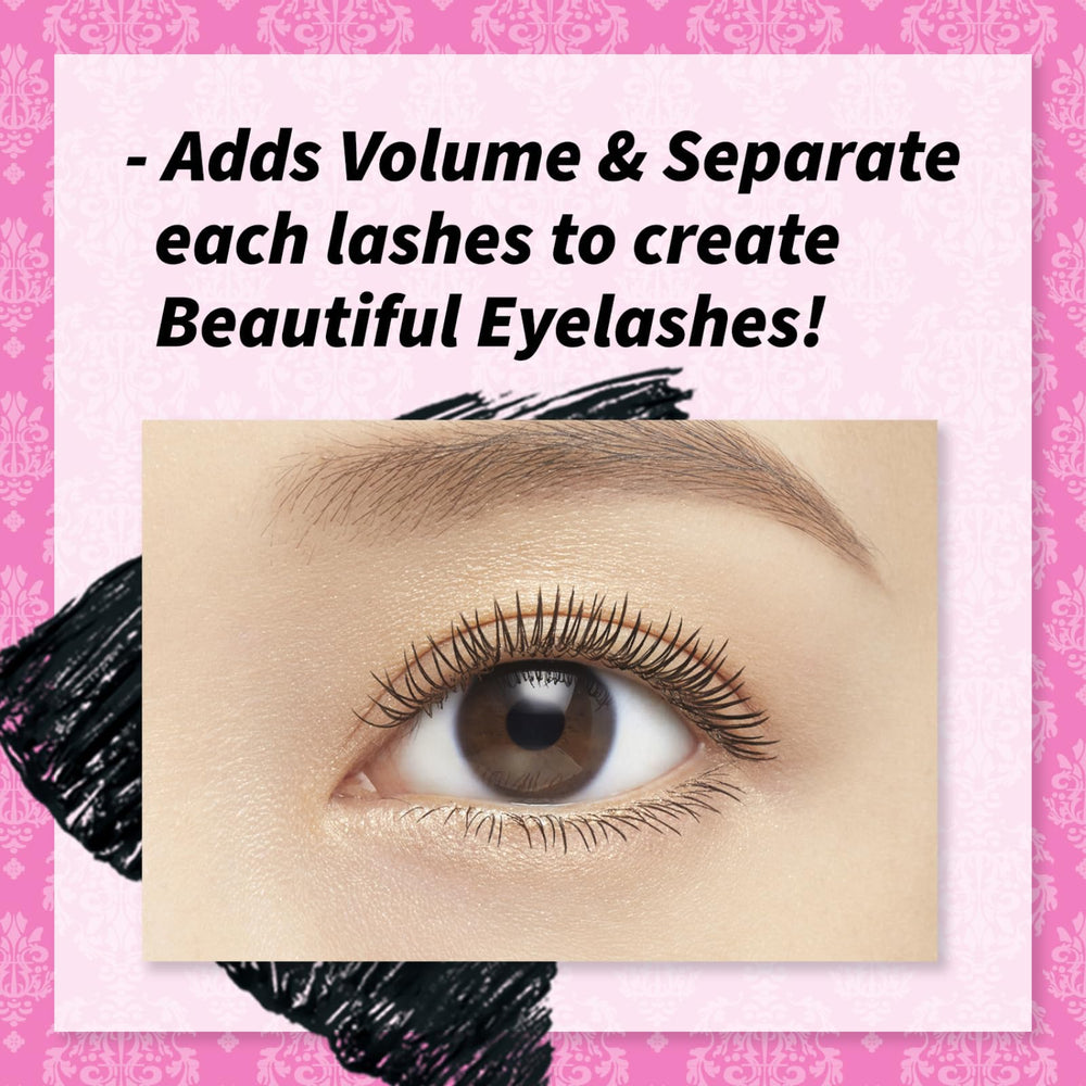 Heroine Make mascara being easily removed with facial soap.
