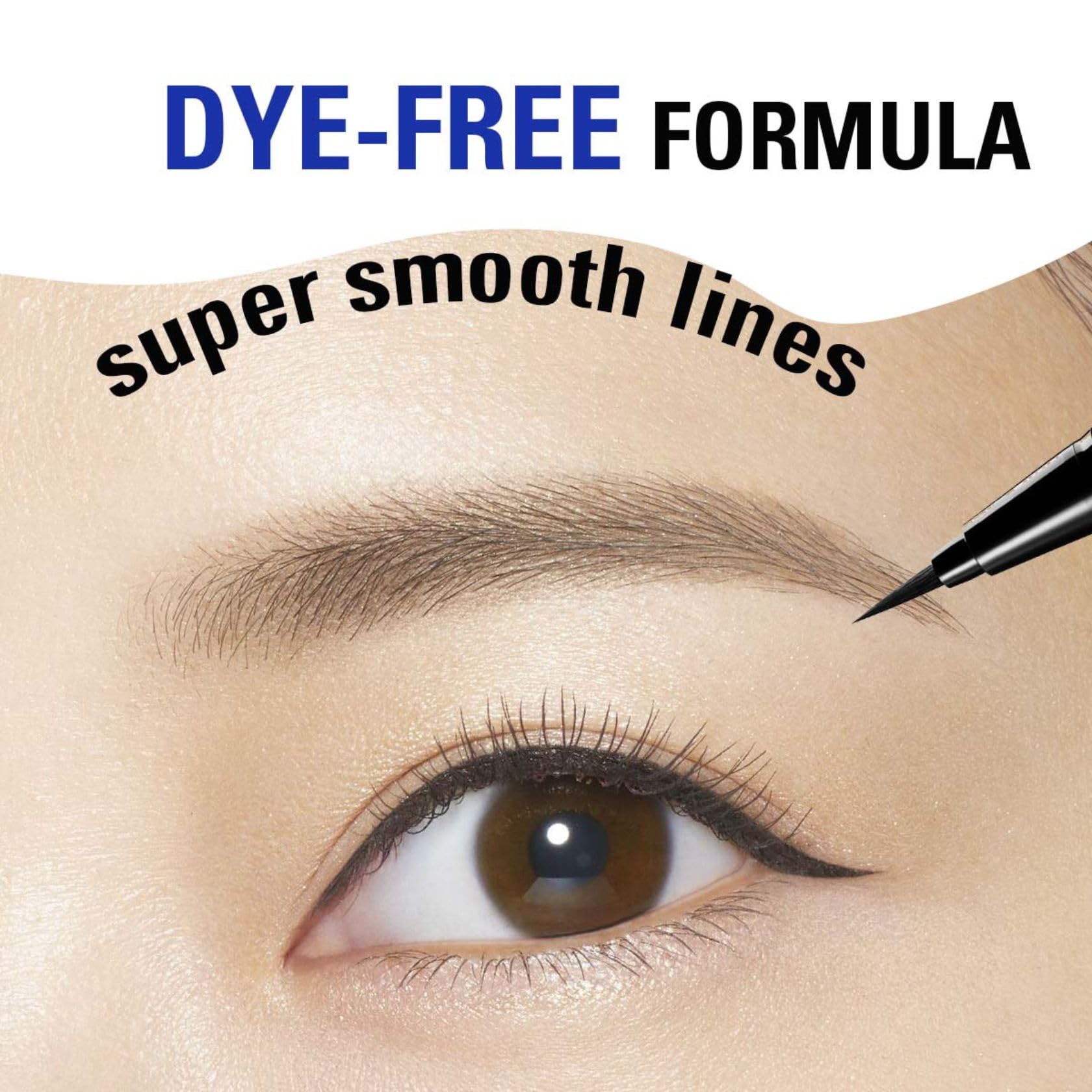 Heroine Make precise application close-up showing controlled line work.