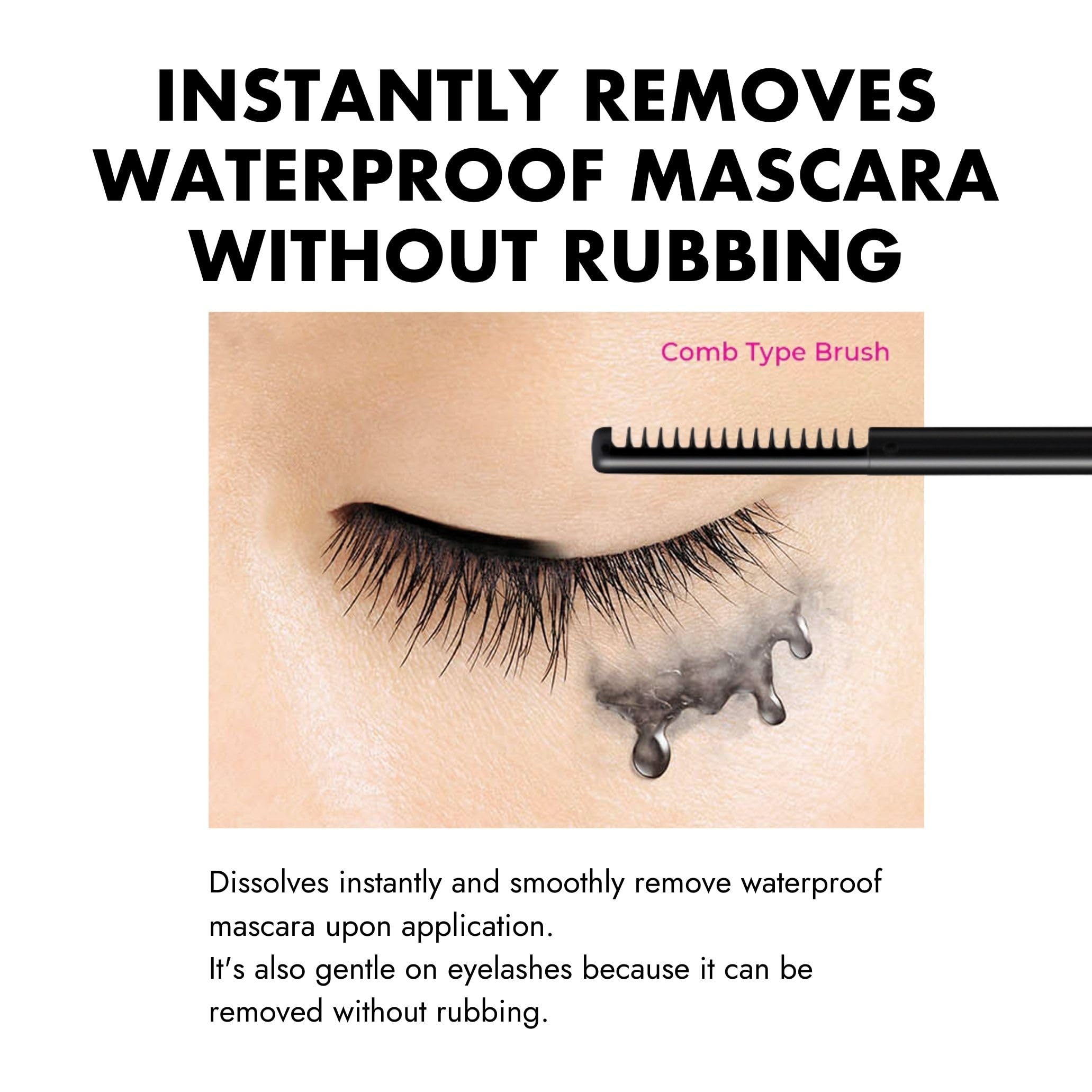 Heroine Make Speedy Mascara Remover packaging shows travel-friendly design.
