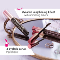 Heroine Make Tubing Mascara essence-camellia-argan image shows nourishing oils.