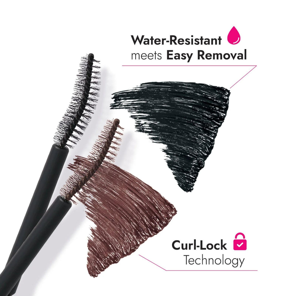 Heroine Make Tubing Mascara Long-Lasting Curl showcase curling lashes from root to tip.