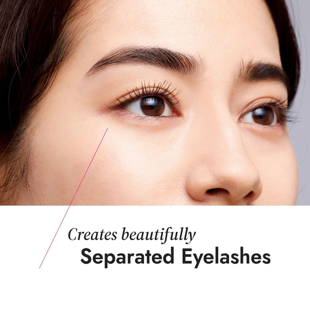 Heroine Make mascara enriched with camellia and argan oils for lash care.