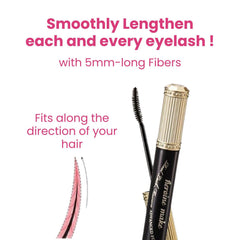 Heroine Make mascara delivers natural deep black lashes.