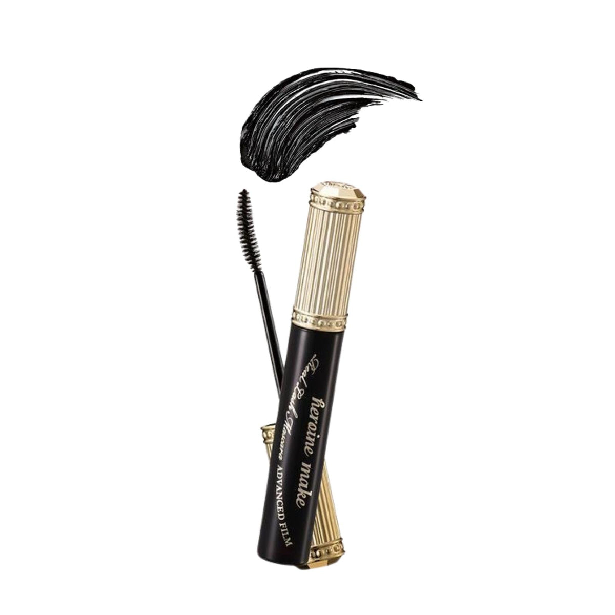 Heroine Make mascara tubing film provides waterproof wear for workouts.