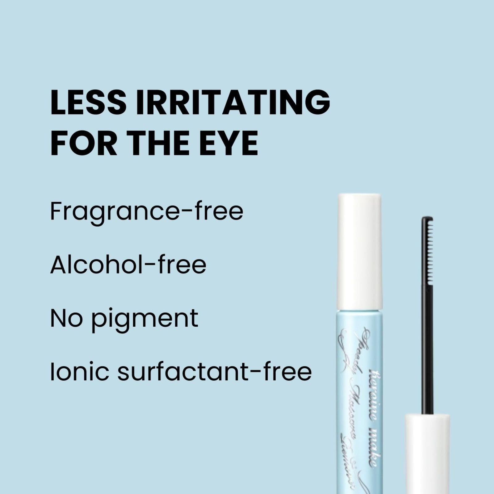 Heroine Make remover melts waterproof mascara cleanly with nourishing oils