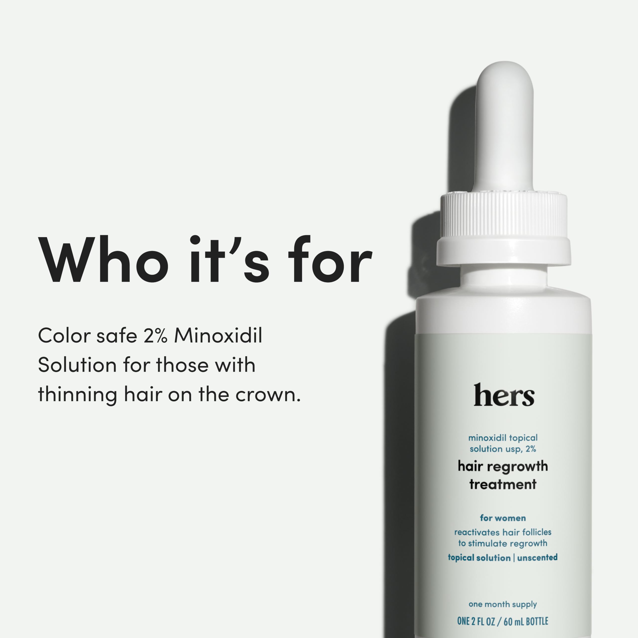 hers Hair Regrowth Follicle closeup hints at potential stimulation for healthier growth.