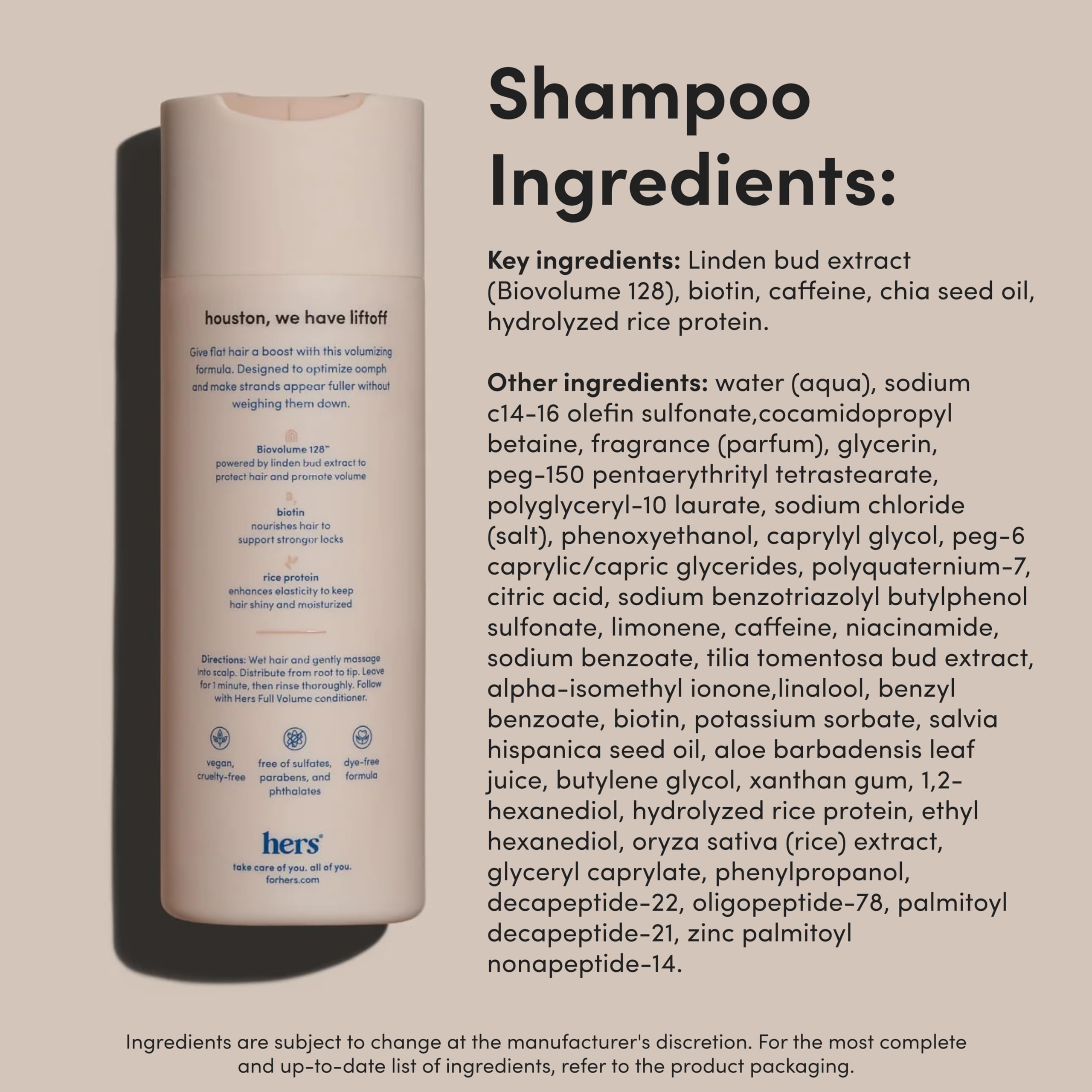Hers Shampoo lather on scalp demonstration for quick cleansing