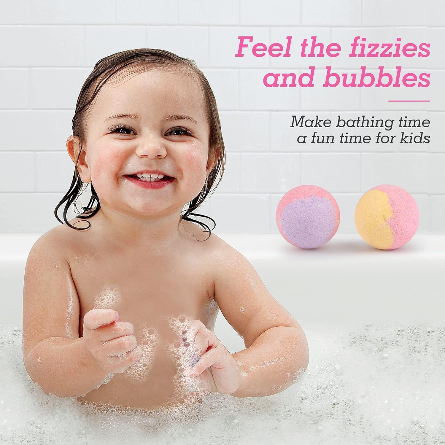 HESORIX rose bath bomb creating fragrant spa-like atmosphere in tub