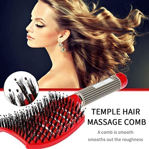 Heubek magical ultra detangling brush tear-free brushing suited for men, women, and kids.