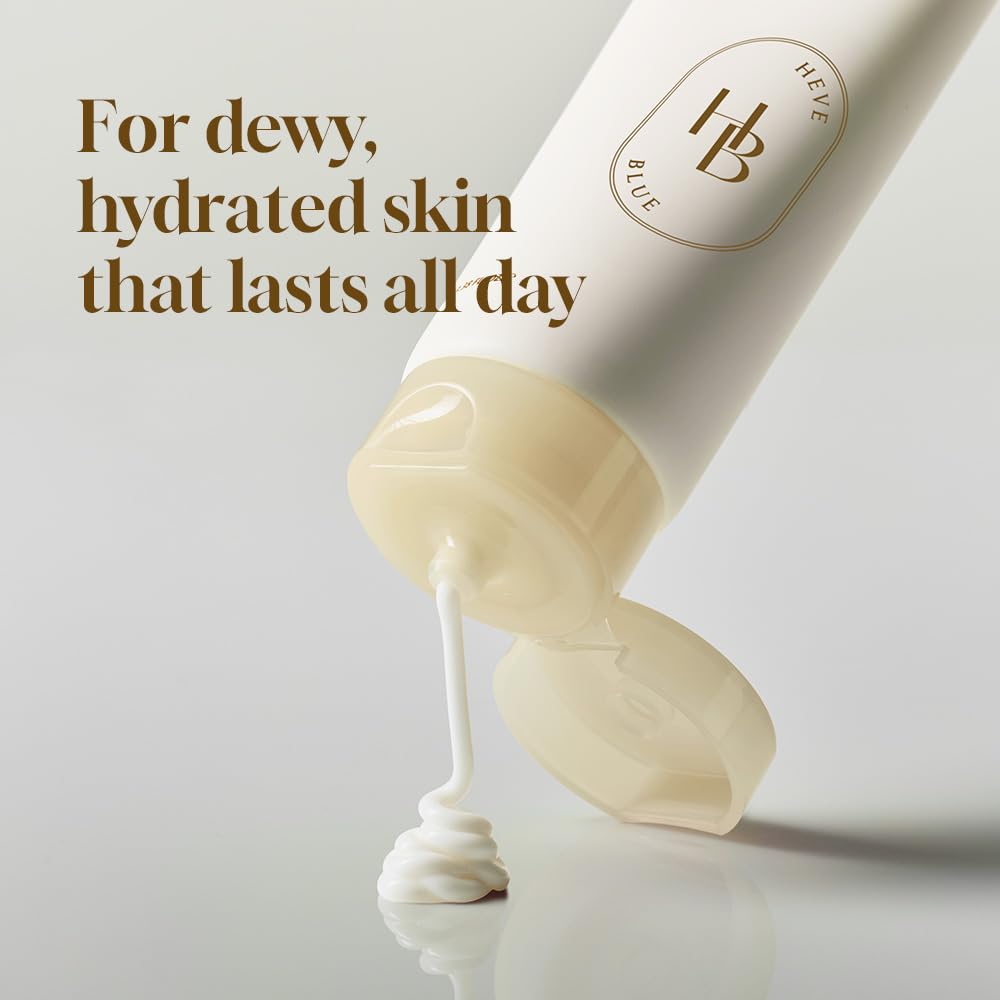 Application shot of HEVEBLUE Salmon Caring Centella Cream on skin