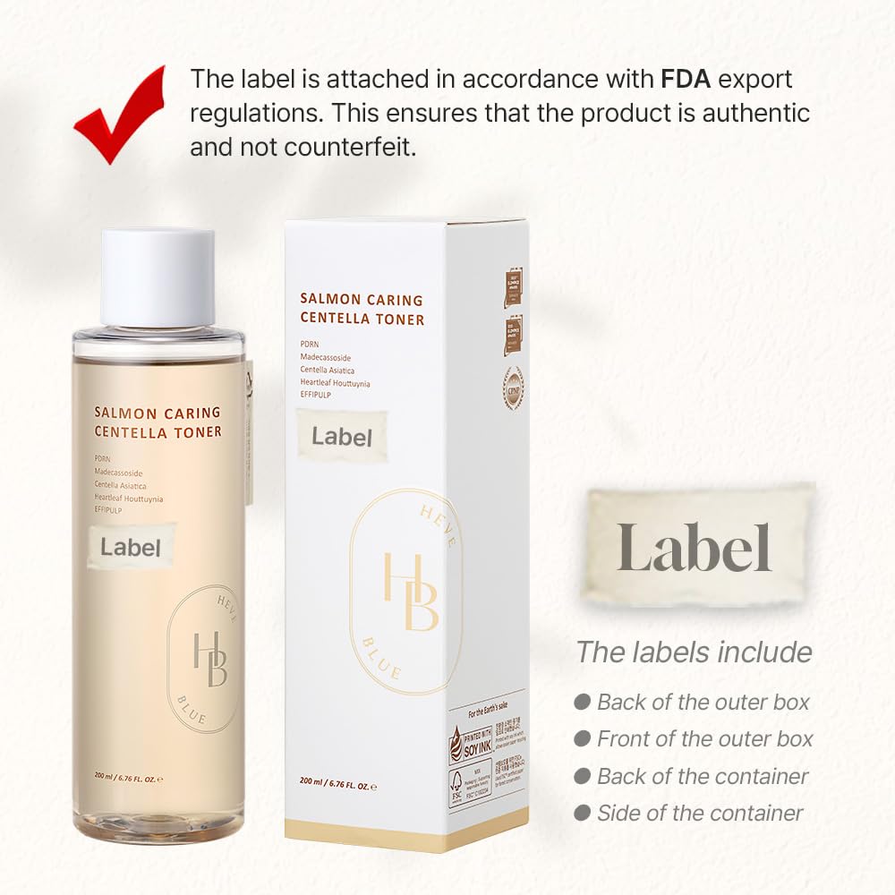 HEVEBLUE Toner close-up shows smooth texture ideal for sensitive skin.