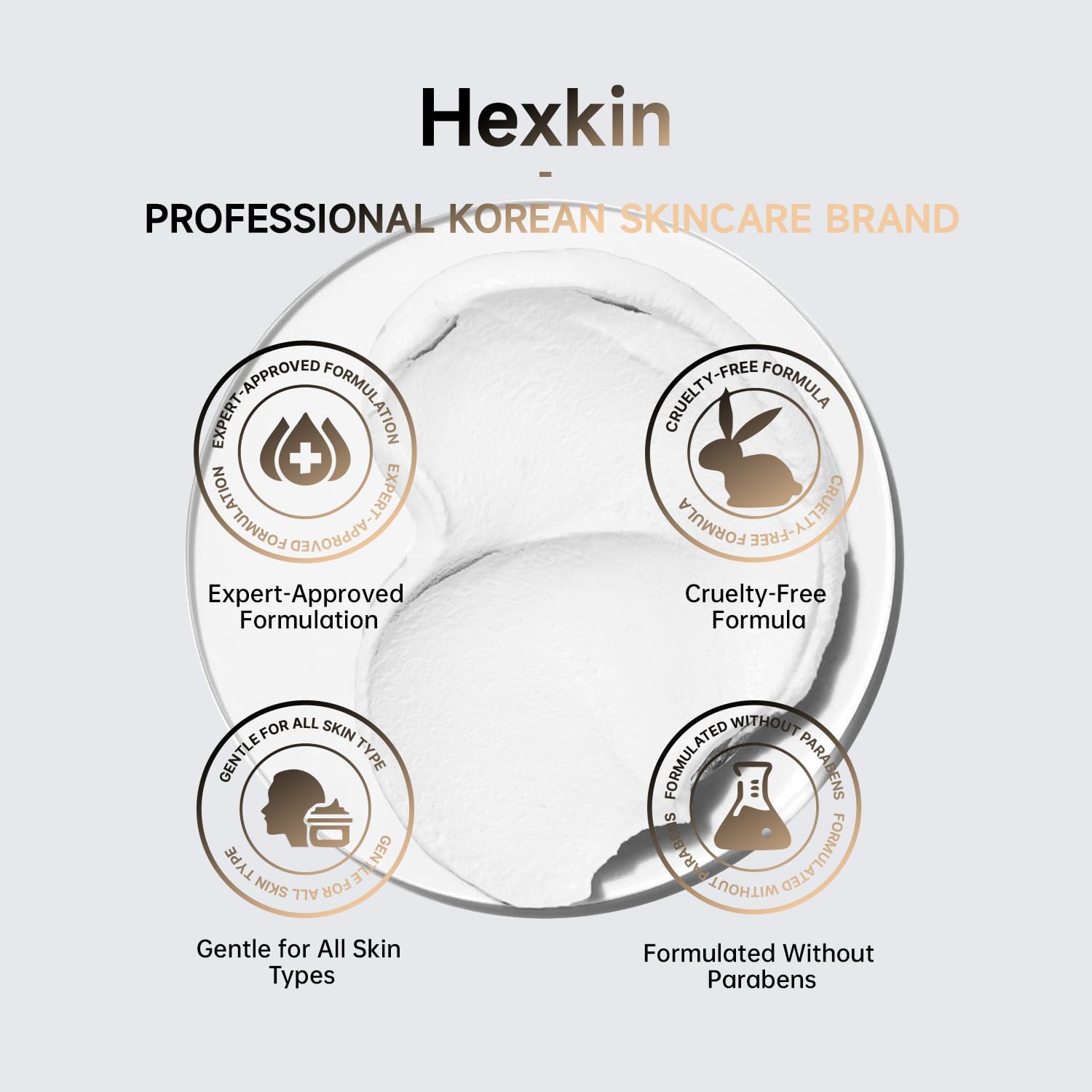 Hexkin peel-off sheet close-up demonstrating clean removal