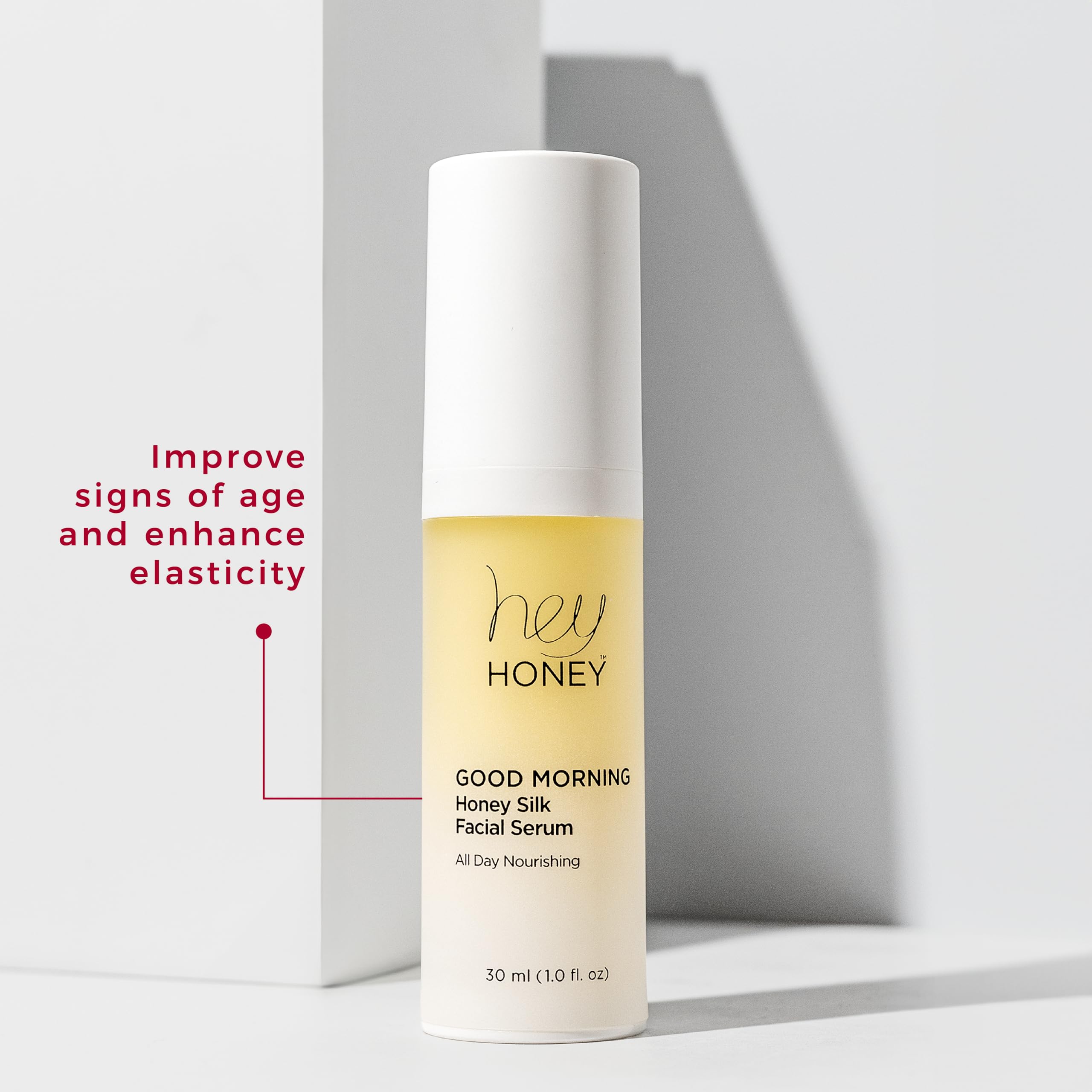 Hey Honey Good Morning Honey serum silky texture closeup suggests easy blending and fast absorption.