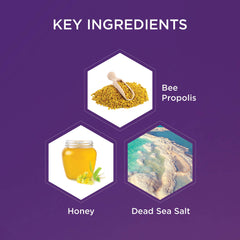 Hey Honey hand cream with shea butter and propolis showcased