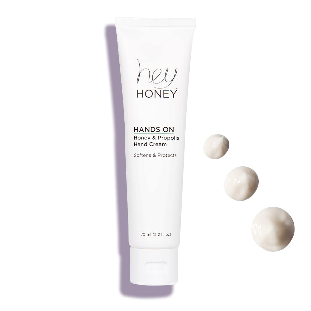 Hey Honey cream texture close-up showing non-greasy, fast-absorbing formula