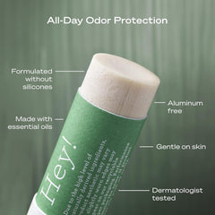Hey Humans deodorant coconut oil rosemary extract demonstrates moisturization and odor control.