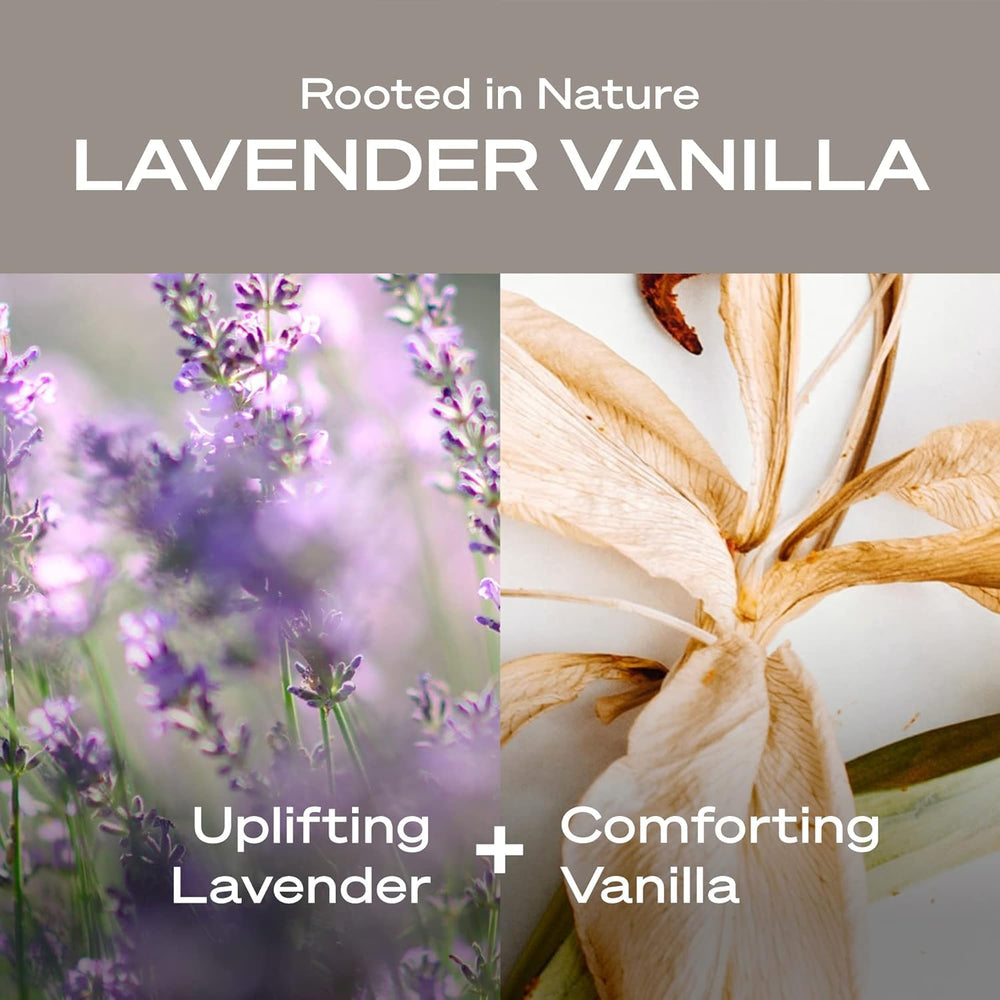 Hey Humans deodorant lavender vanilla rosemary-coconut oil shot highlights natural odor-control ingredients