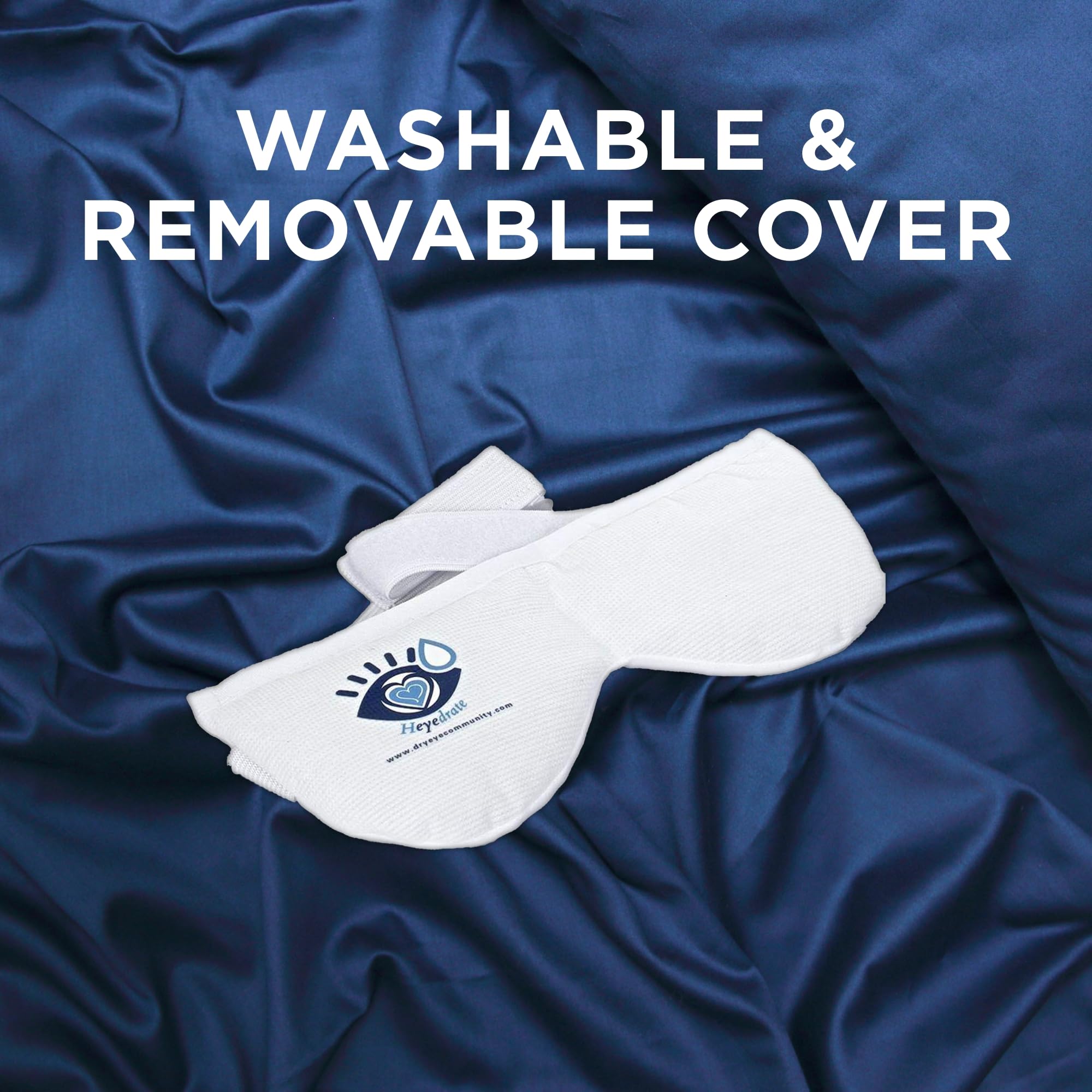 Heyedrate heated eye mask cold-therapy supports refreshed, puffy-eye relief