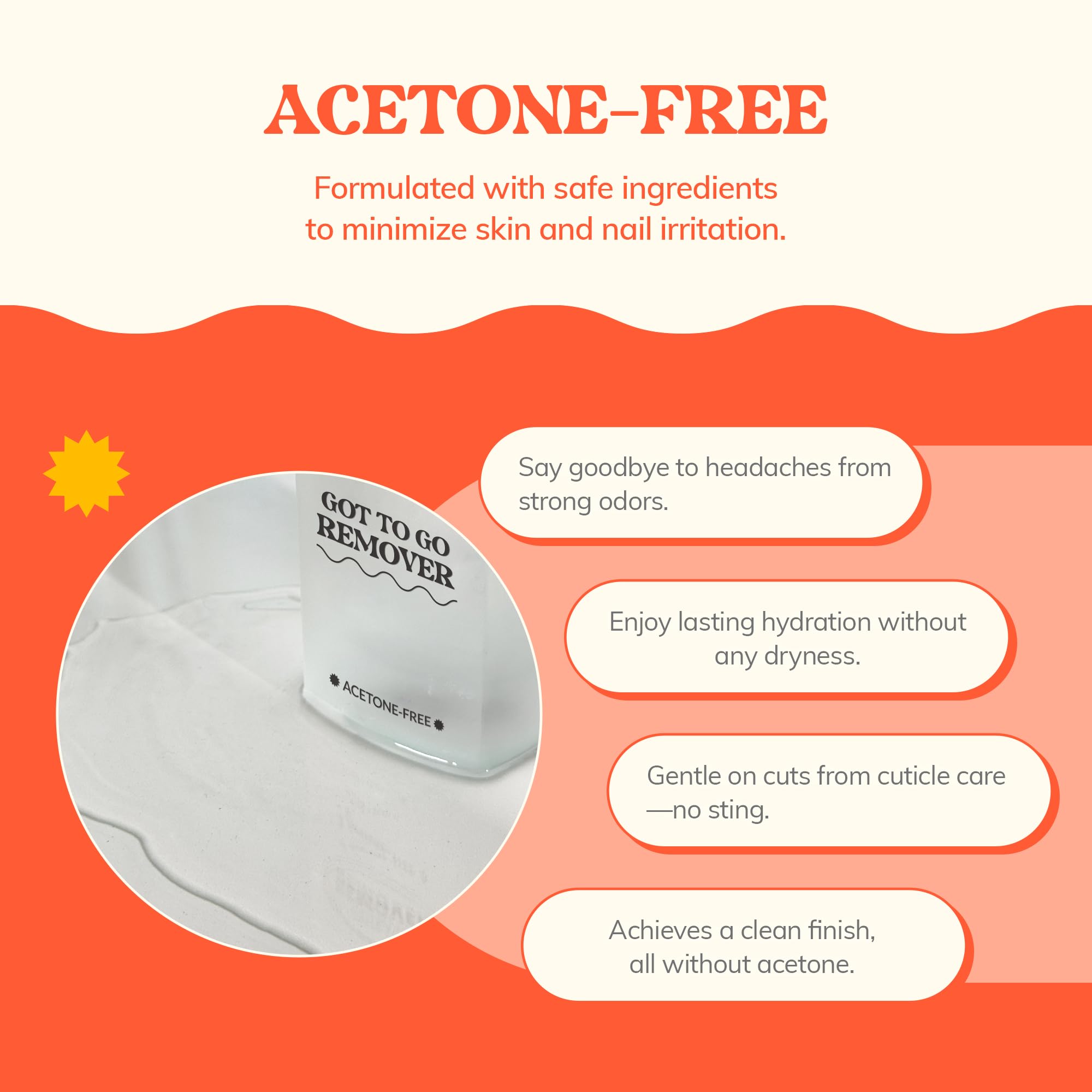 Heyhae Got To Go Remover hydrating serum emphasizes moisture during removal.