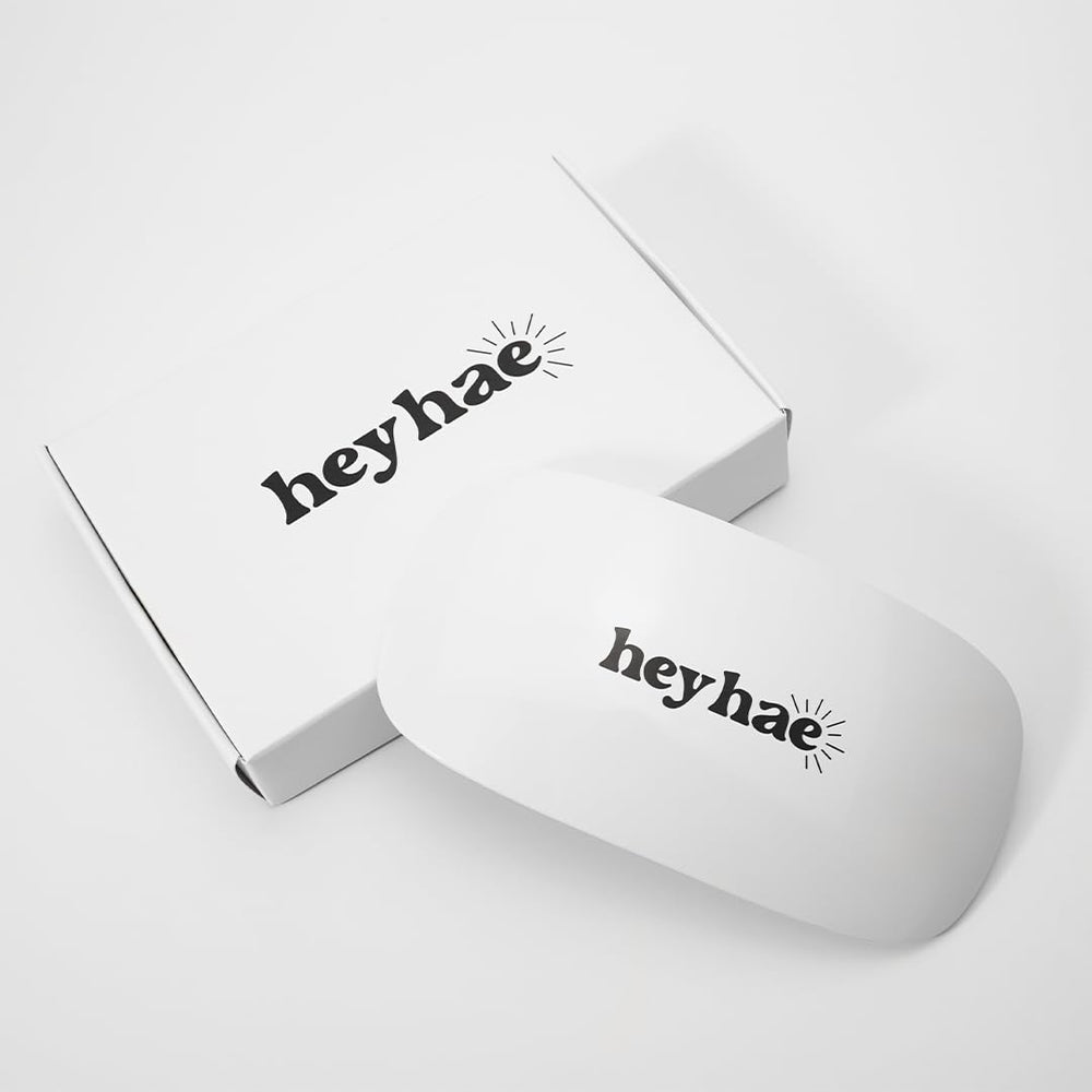 Heyhae LED lamp dual-light-365-405nm: ensures even curing for semi-cured gels.