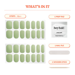 Heyhae nail file included for smooth edges and precise shaping