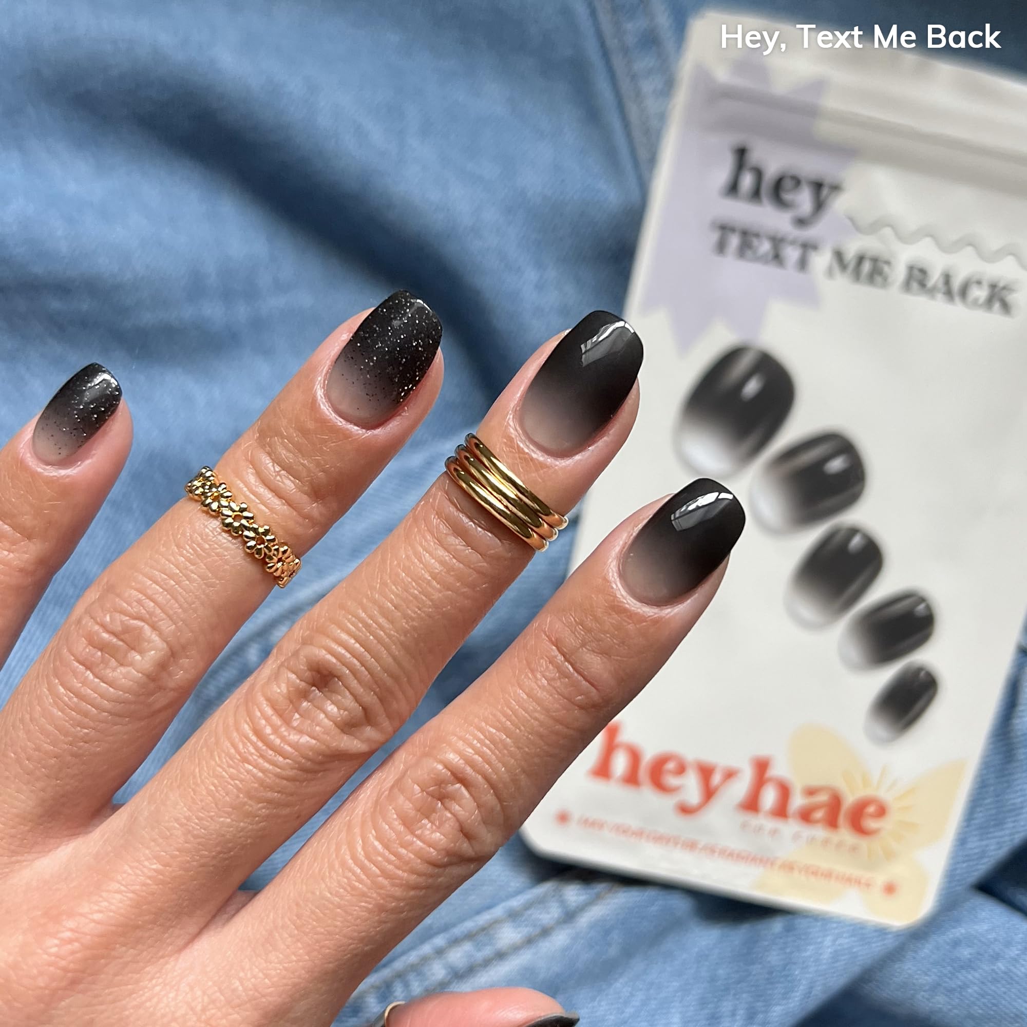 Heyhae sun-cure process demonstrates flexible sunlight curing for quick manicures.