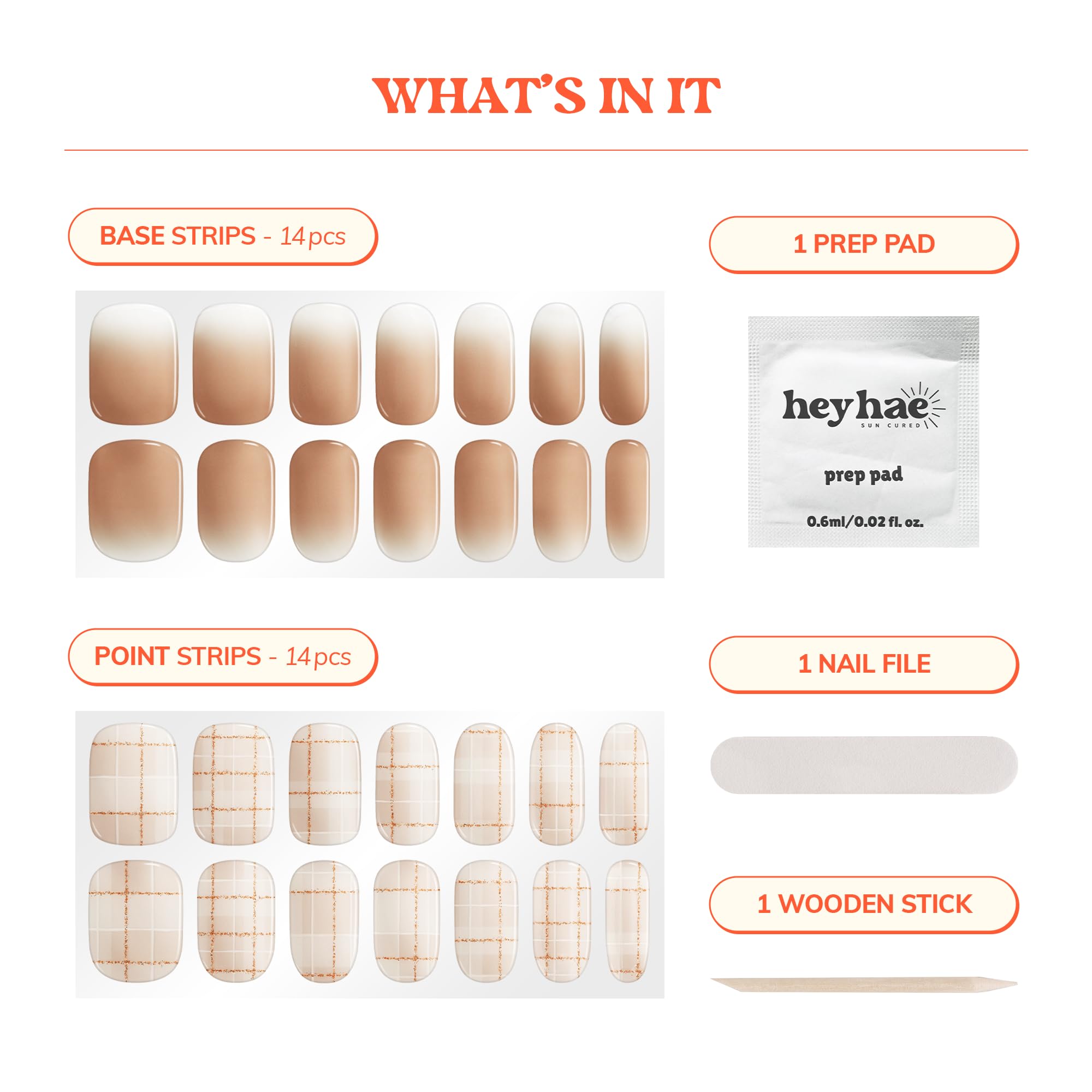 Heyhae sun-cured gel nails demonstrate easy, no-lamp application.