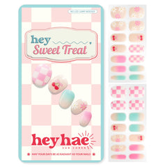 Heyhae Sweet Treat packaging: kit ready for at-home salon-quality nails.