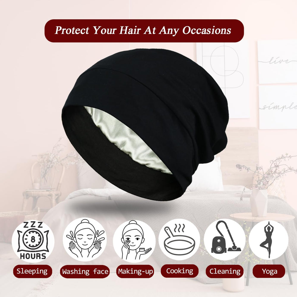 Heywhose satin interior detail highlights gentle hair protection and reduced friction