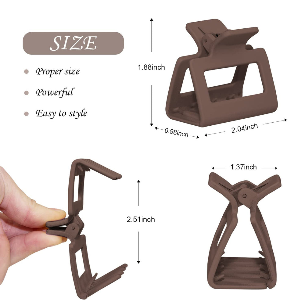 HFLYJPYW dark-series 1.5in-small clip for neat half-up styles and smooth finishes