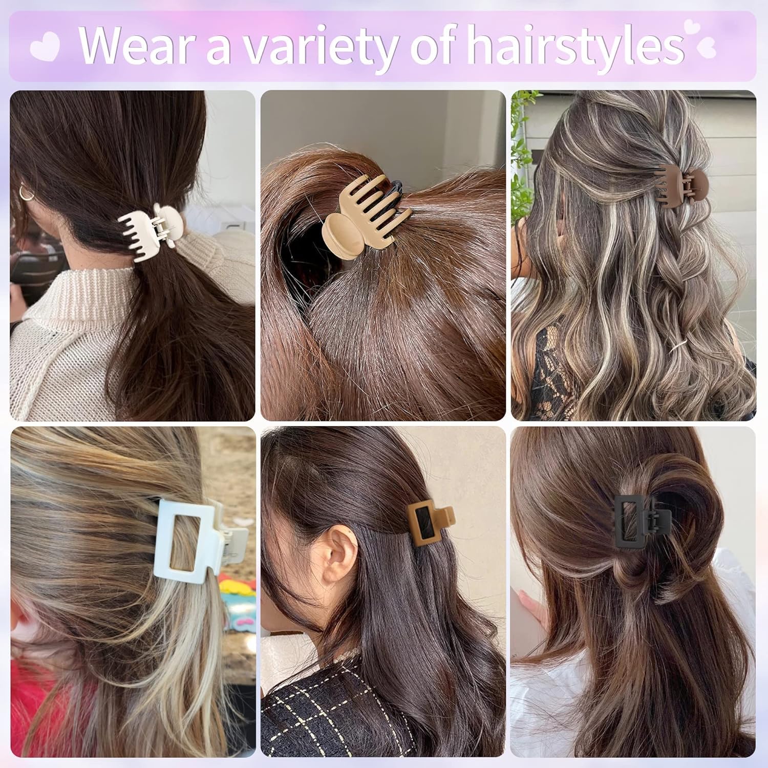 HFLYJPYW dark brown clip matches rich hair tones