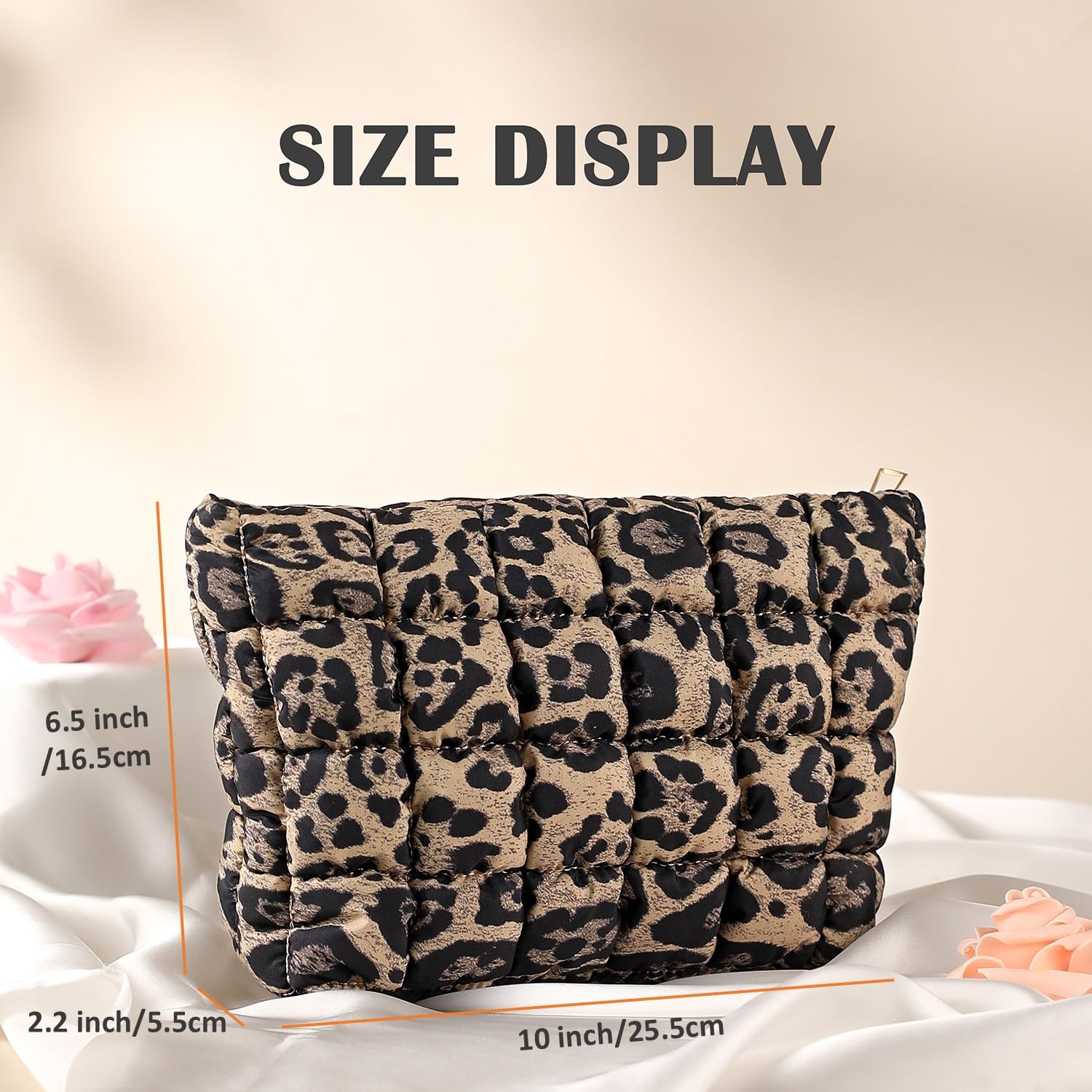HFLZBRO cosmetic bag doubles as a clutch for events.