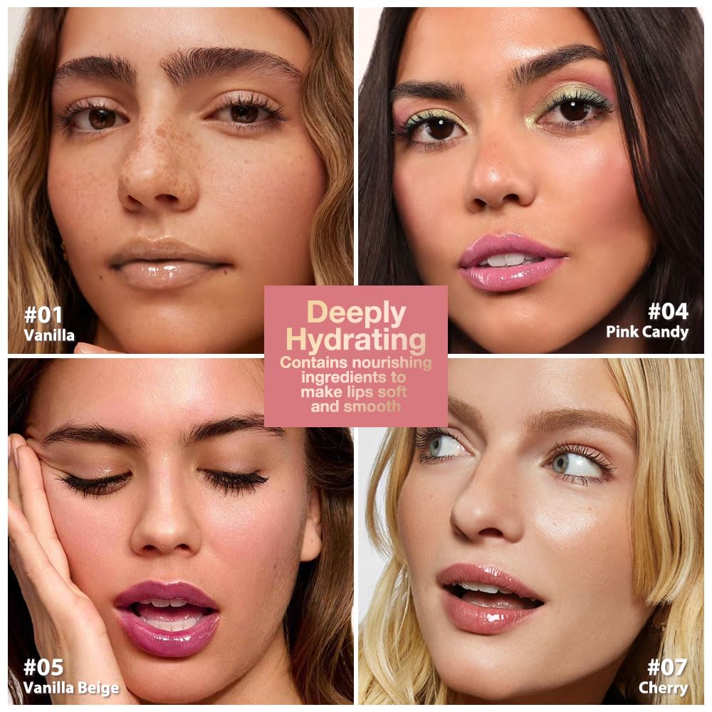 HHLTOH Butter Lip Balm Set tube swirl highlights smooth application