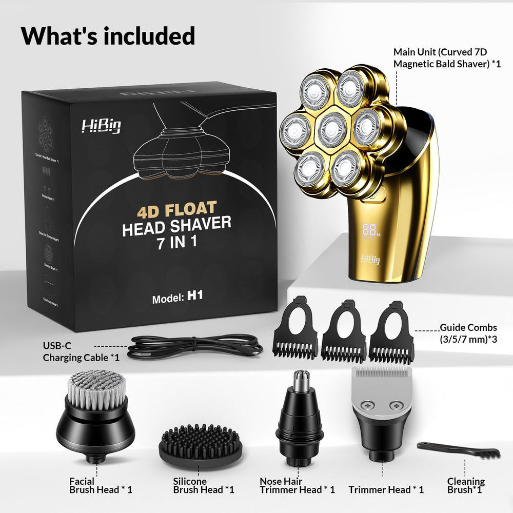 HiBig facial cleansing and silicone brushes finish grooming with refreshed skin.
