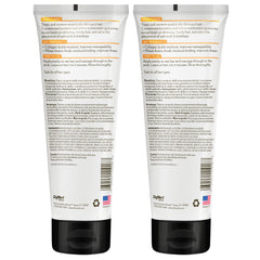 Hi-Pro-Pac Hair Mask 2-pack bottle closeup shows protein-rich treatment for stronger, shinier hair.
