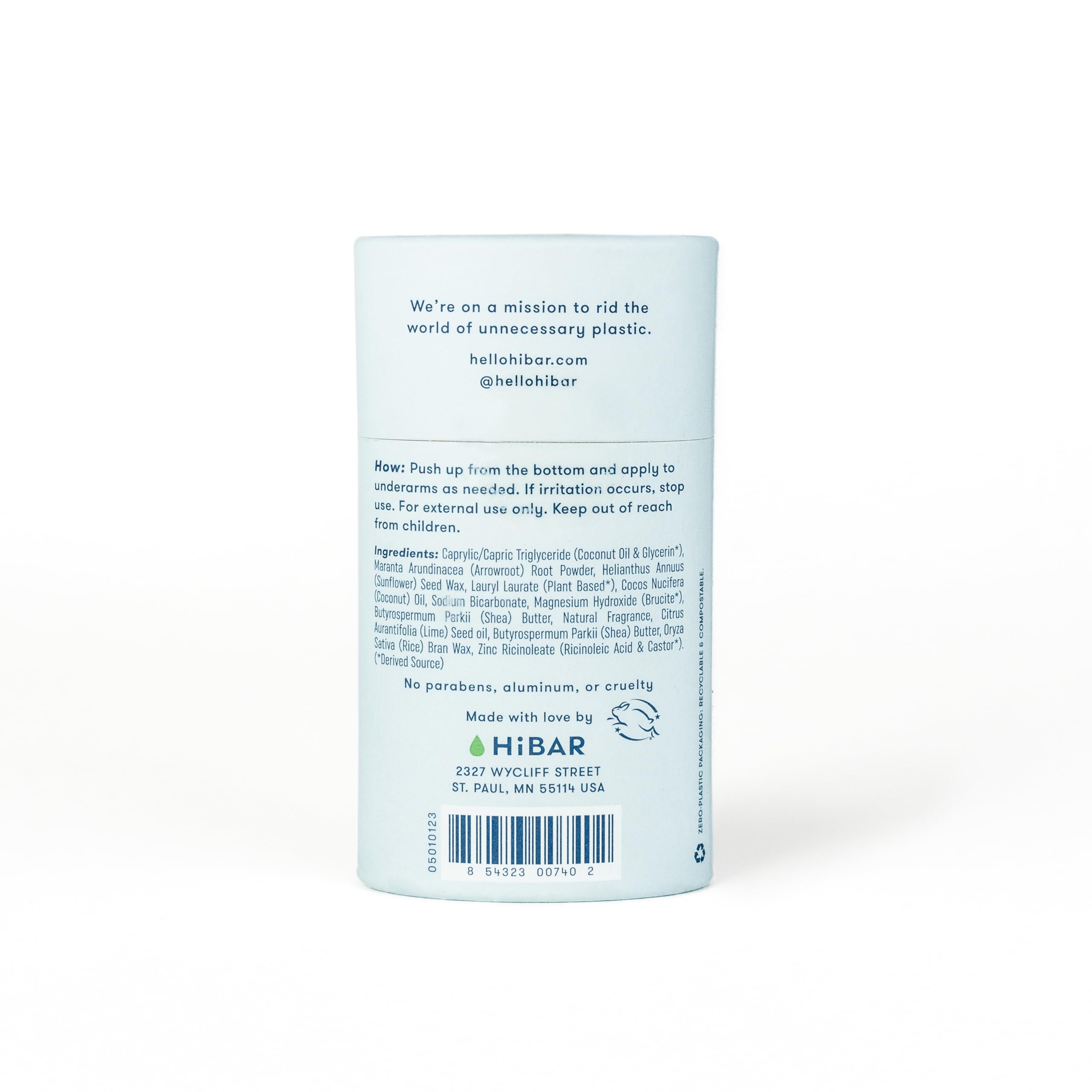 HiBAR 3-pack display demonstrates convenient, plastic-free protection for the whole family.