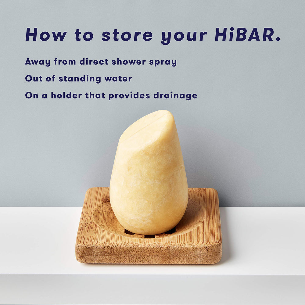 HIBAR Color-safe formula cleans without dulling color-treated hair.