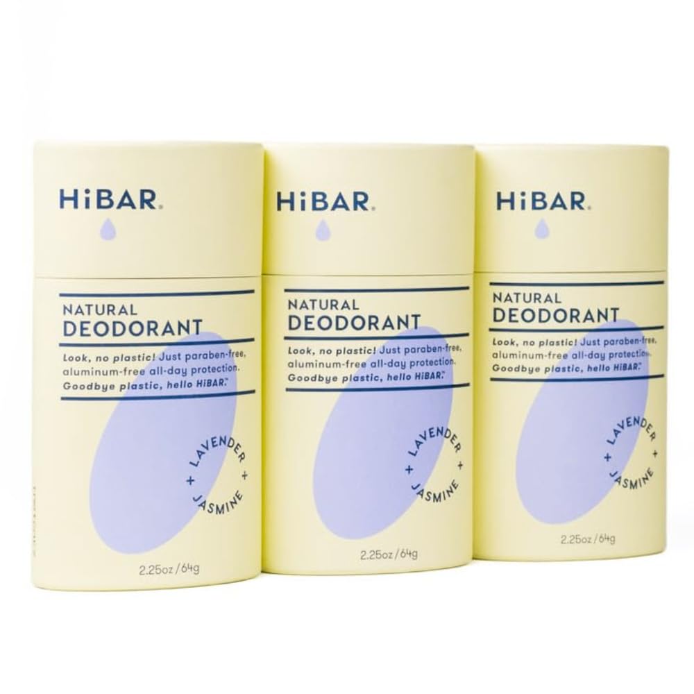 HIBAR Lavender Jasmine deodorant tube for daily use with a clean, natural scent.