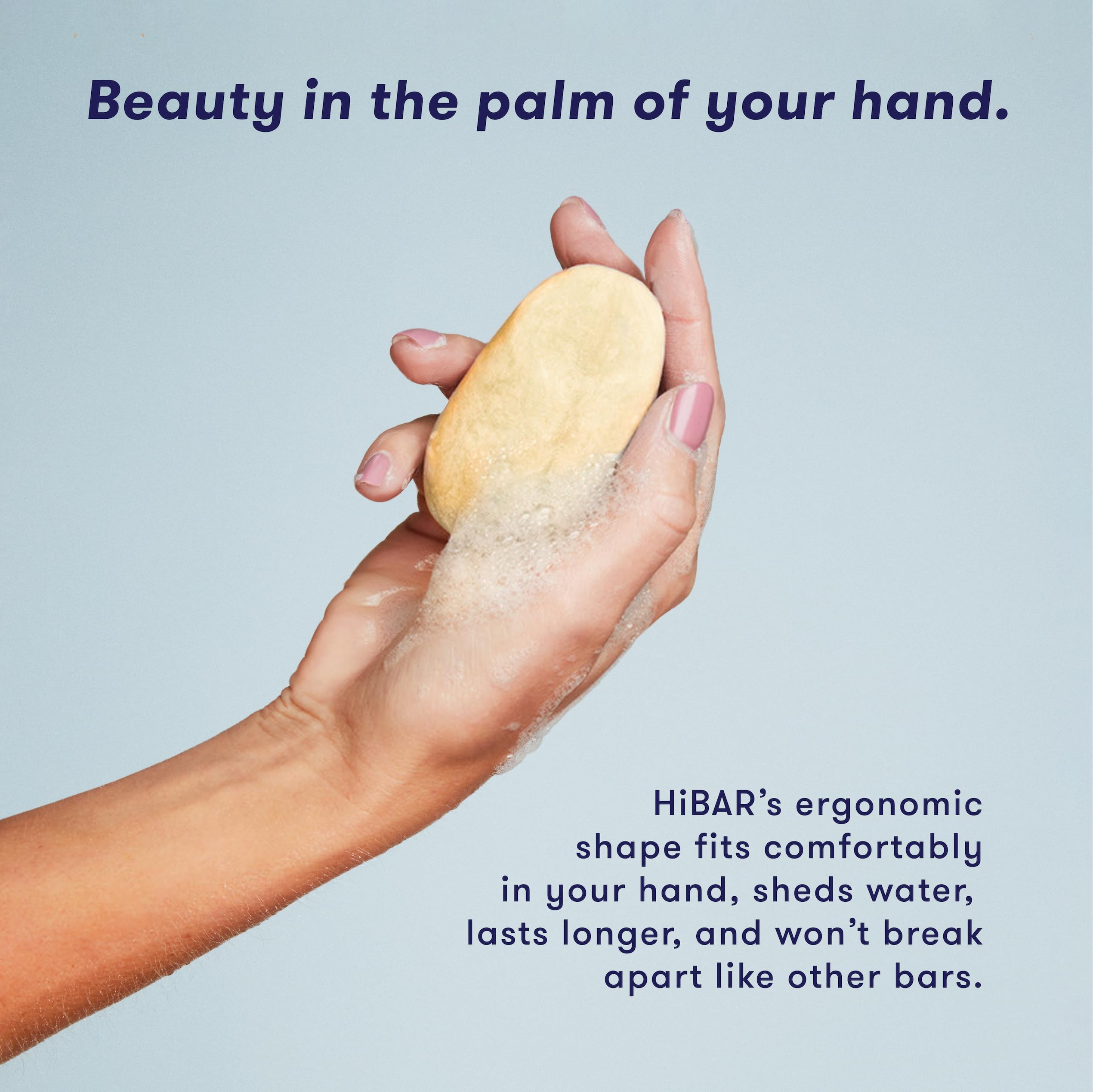 HIBAR recyclable packaging reinforces a sustainable haircare routine.