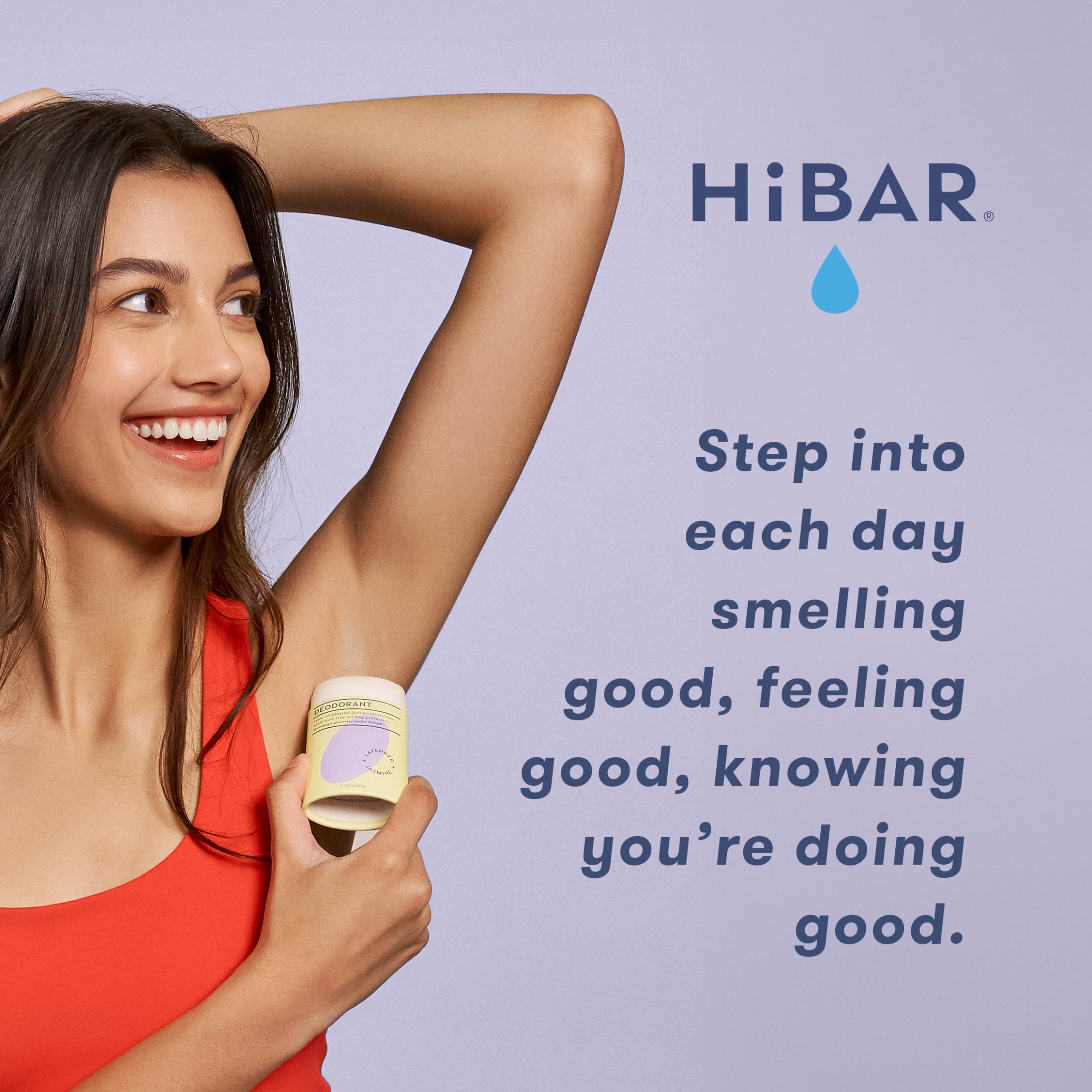 HIBAR formula uses sunflower seed wax for smooth, skin-friendly application.