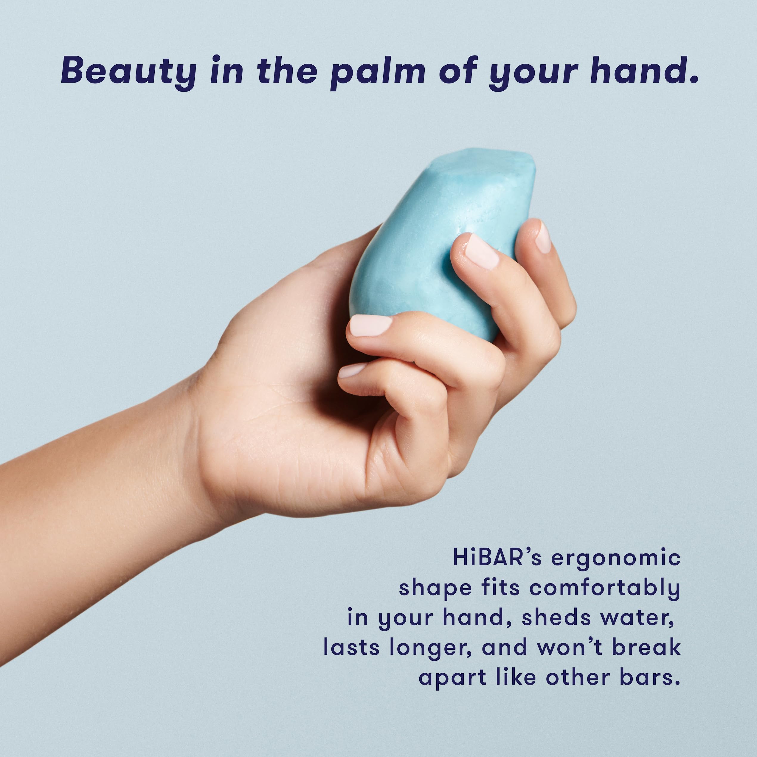 HIBAR vegan-leaping-bunny badge packaging denotes cruelty-free, color-safe formulation for sensitive scalps.