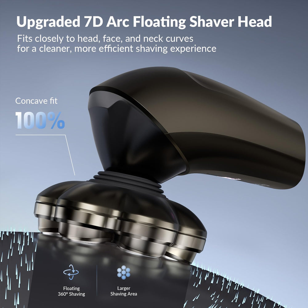 HiBig IPX7 waterproof shaver for wet or dry use