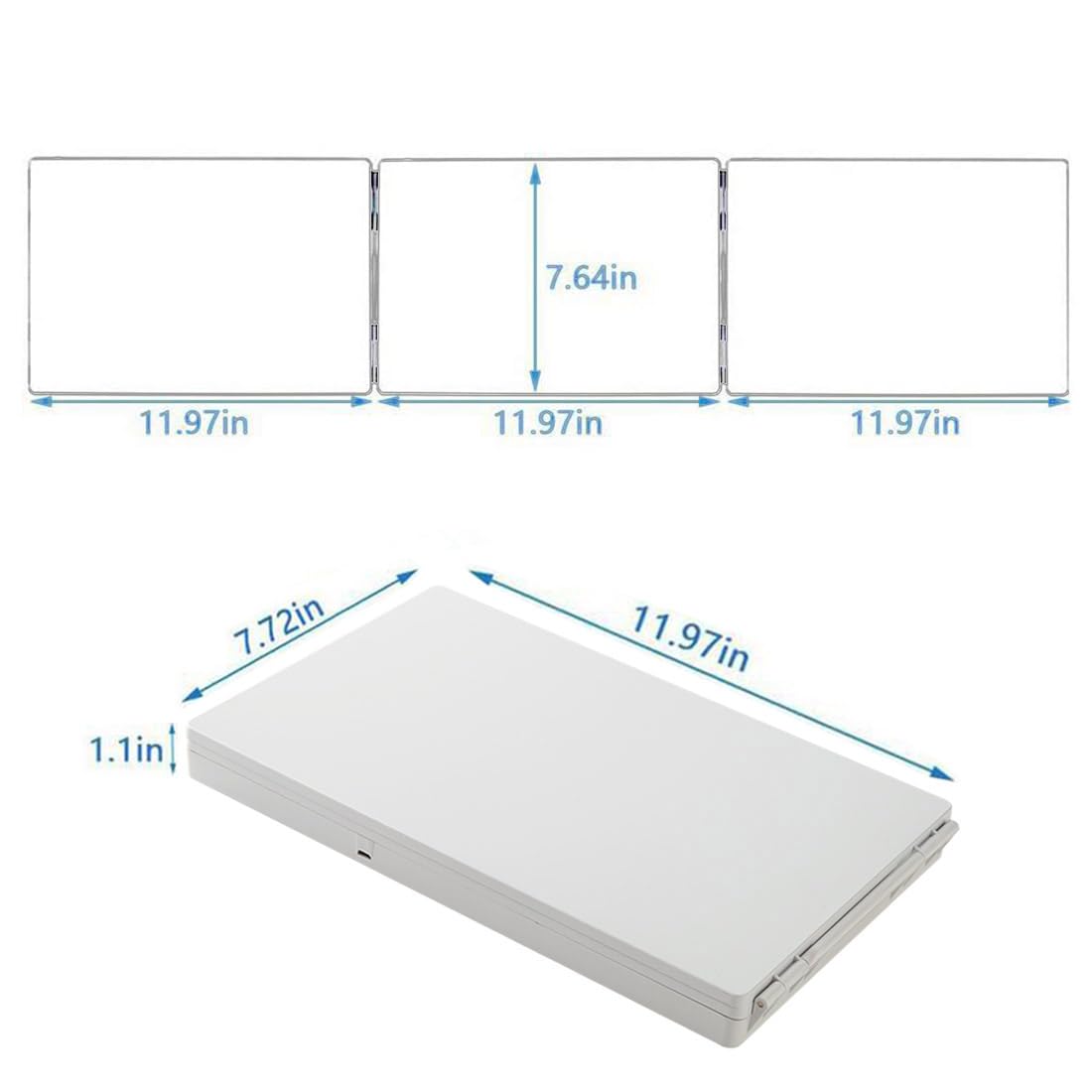 HIEEY height adjustable hooks enable customized standing or hanging setup.