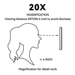 HIEEY mirror enabling 360-degree rotation for versatile makeup and skincare viewing