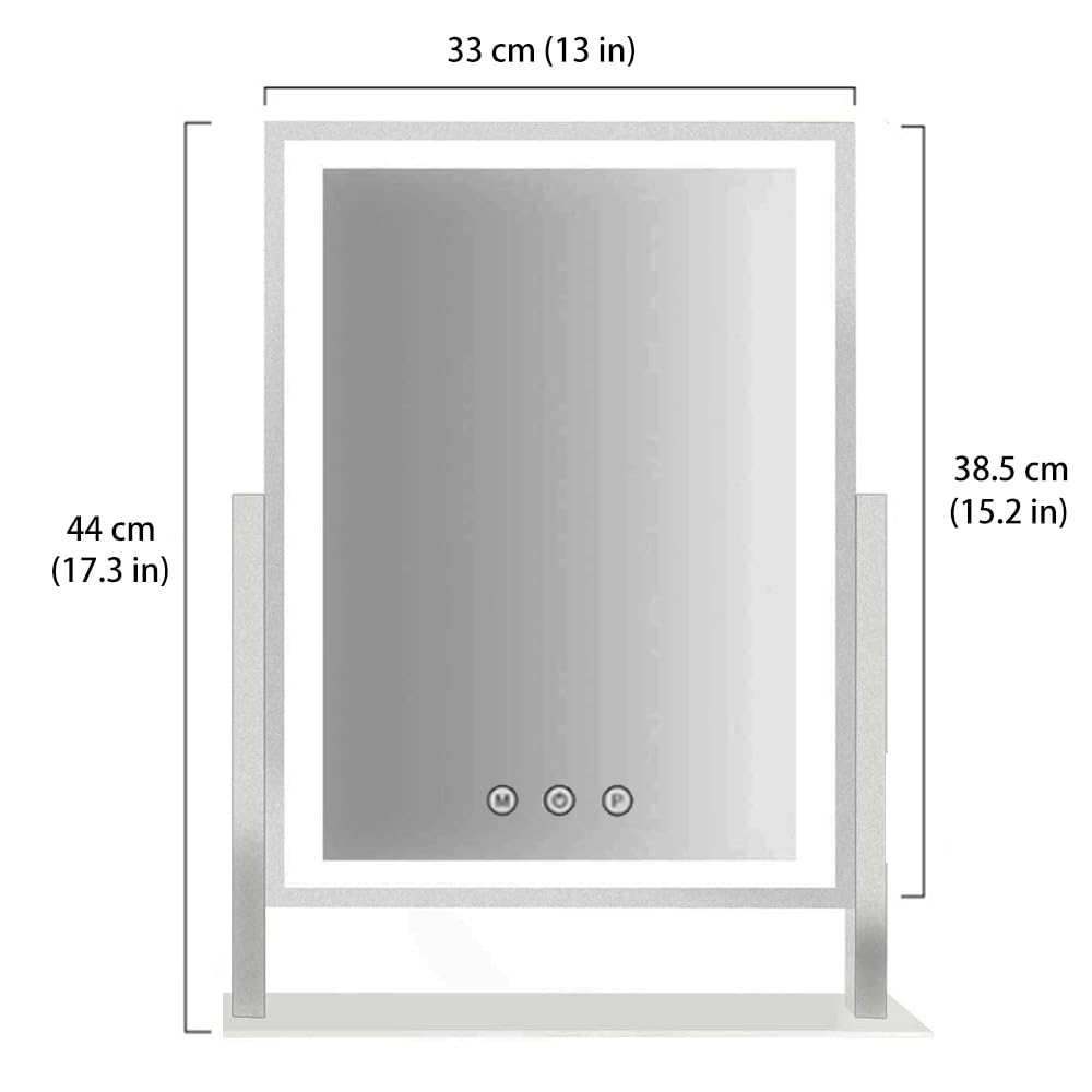 HIEEY lighted makeup mirror edge LED strip for glare-free edges.