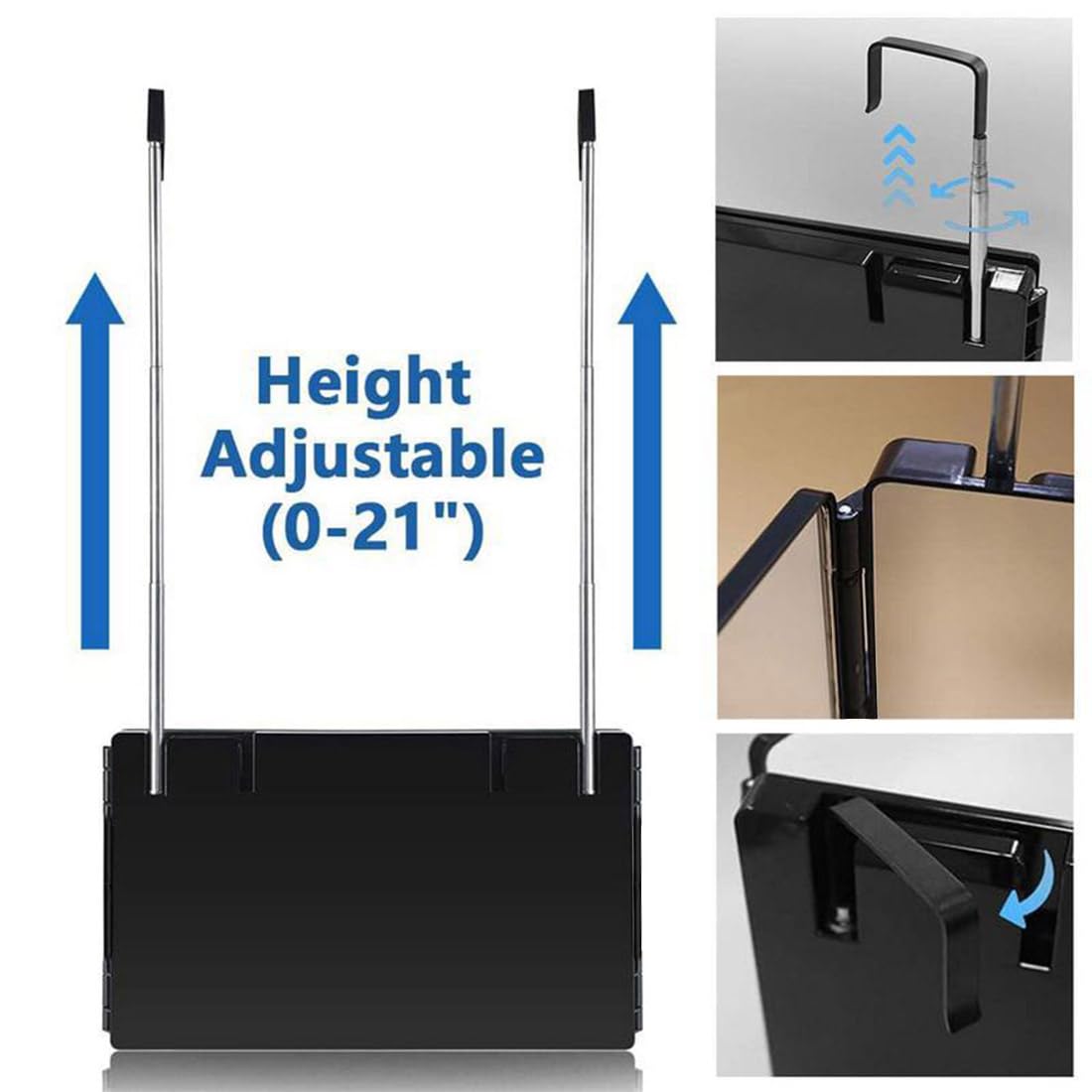 HIEEY protective film between mirrors protects surfaces during transit.